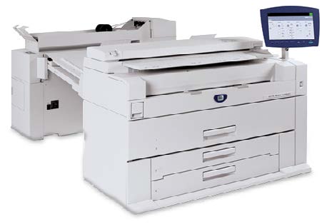 A printer that is sitting on top of a table.