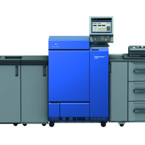 A large printer is shown with many drawers.