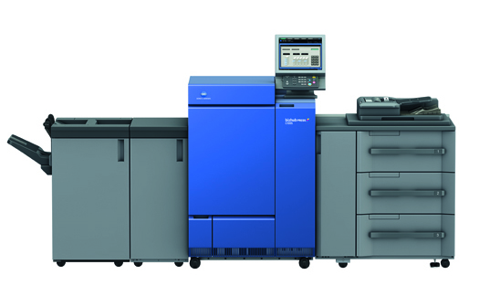 A large printer is shown with many drawers.