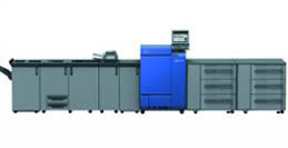 A large printer is shown with many drawers.
