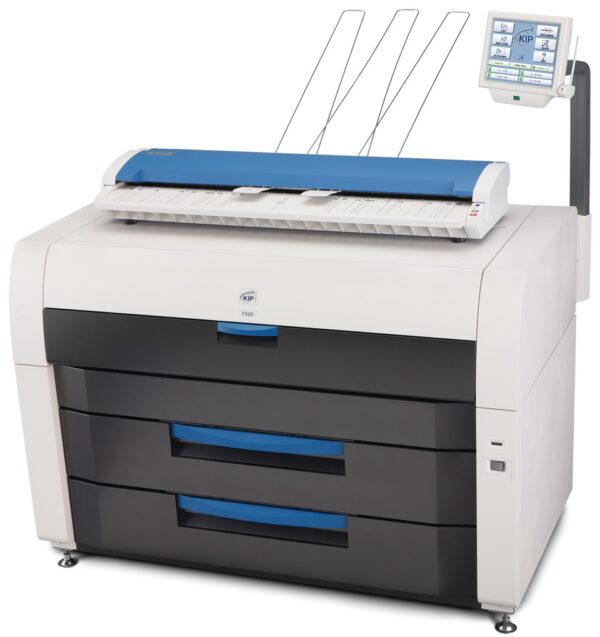 A printer that is sitting on top of a table.