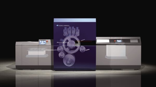A computer screen showing an image of hands.