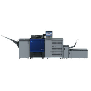 A large printer with two drawers and one drawer.