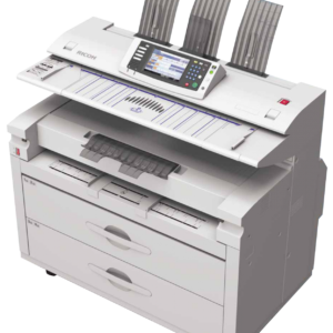 A printer that is sitting on top of a table.