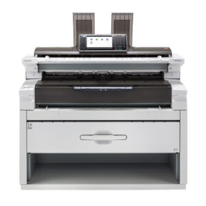 A printer that is sitting on top of a table.