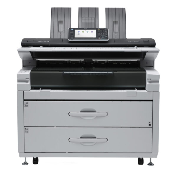 A printer that is sitting on top of a table.