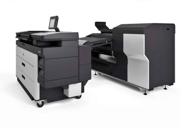 A printer that is sitting on top of a table.