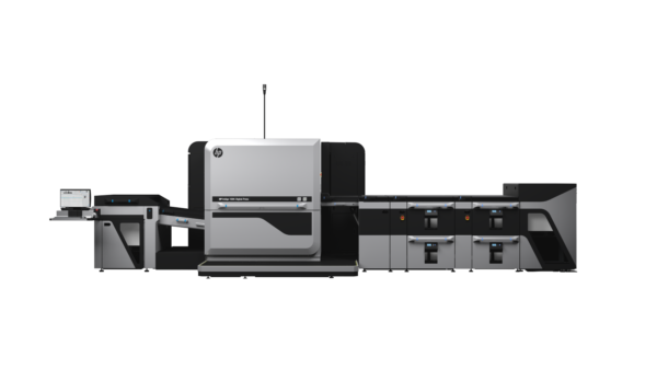 A computer rendering of the side of a printer.
