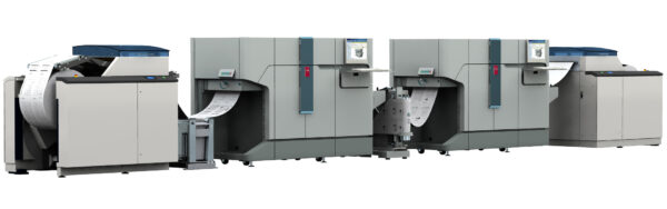 A large machine with two machines on it