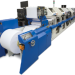 A machine that is sitting in the dark.