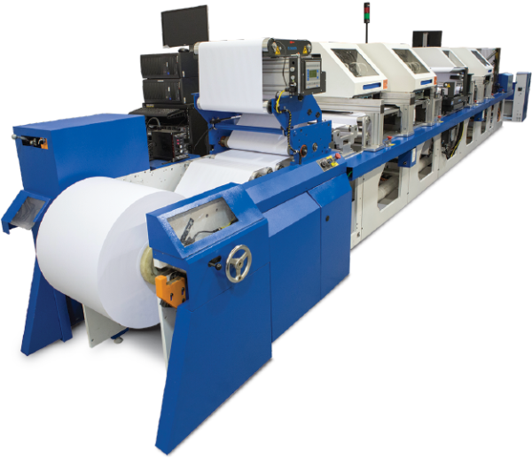 A machine that is sitting in the dark.