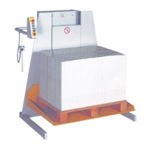 A machine that is sitting on top of a platform.