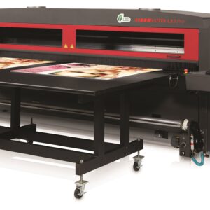 A large printer with two trays on top of it.