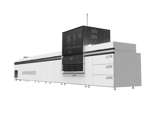 A large machine with many drawers and shelves.